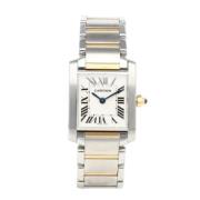 Pre-owned White Gold watches Cartier Vintage , Gray , Dames