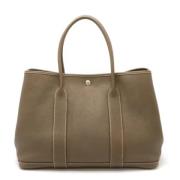 Pre-owned Leather handbags Hermès Vintage , Brown , Dames