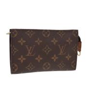 Pre-owned Canvas pouches Louis Vuitton Vintage , Brown , Dames