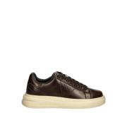 Verweerde leren sneakers Guess , Brown , Heren