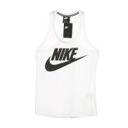 Hybride Wit/Zwart Tanktop Vrouwen Nike , White , Dames