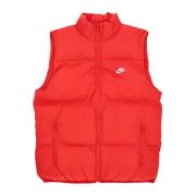 Rood/Wit Puffer Vest Donsjas Nike , Red , Heren