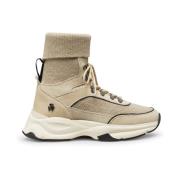 Hiker High-Top Trainer Stuart Weitzman , Beige , Dames