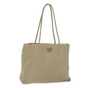 Pre-owned Nylon prada-bags Prada Vintage , Beige , Dames