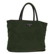 Pre-owned Nylon prada-bags Prada Vintage , Green , Dames