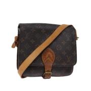 Pre-owned Canvas louis-vuitton-bags Louis Vuitton Vintage , Brown , Da...