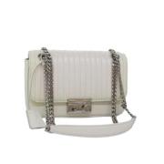 Pre-owned Leather prada-bags Prada Vintage , White , Dames