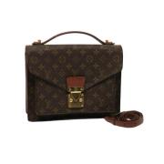 Pre-owned Canvas louis-vuitton-bags Louis Vuitton Vintage , Brown , Da...