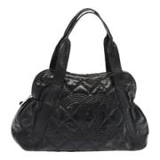 Pre-owned Canvas totes Chanel Vintage , Black , Dames