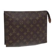 Pre-owned Canvas louis-vuitton-bags Louis Vuitton Vintage , Brown , Da...