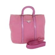 Pre-owned Nylon prada-bags Prada Vintage , Pink , Dames