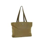 Pre-owned Nylon prada-bags Prada Vintage , Beige , Dames