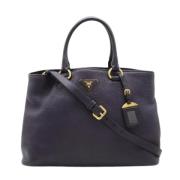 Pre-owned Leather prada-bags Prada Vintage , Purple , Dames