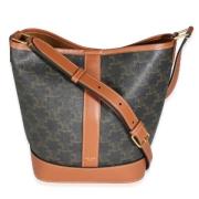 Pre-owned Canvas celine-bags Celine Vintage , Brown , Dames