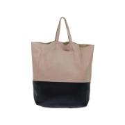 Pre-owned Leather celine-bags Celine Vintage , Beige , Dames