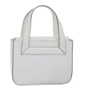 Pre-owned Leather celine-bags Celine Vintage , White , Dames