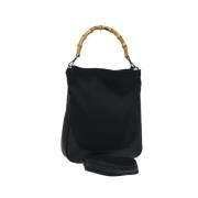 Pre-owned Canvas handbags Gucci Vintage , Black , Dames