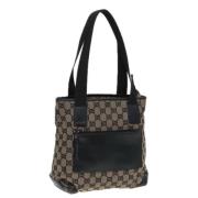 Pre-owned Canvas gucci-bags Gucci Vintage , Blue , Dames