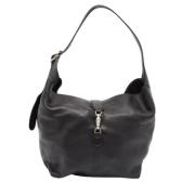 Pre-owned Leather gucci-bags Gucci Vintage , Black , Dames