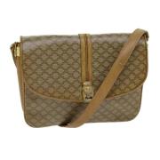 Pre-owned Leather celine-bags Celine Vintage , Beige , Dames