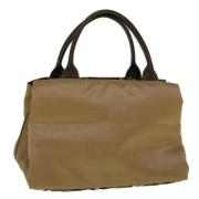 Pre-owned Nylon handbags Burberry Vintage , Beige , Dames