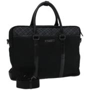 Pre-owned Nylon handbags Burberry Vintage , Black , Dames