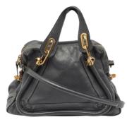 Pre-owned Leather handbags Chloé Pre-owned , Black , Dames