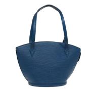 Pre-owned Leather louis-vuitton-bags Louis Vuitton Vintage , Blue , Da...