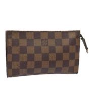 Pre-owned Canvas pouches Louis Vuitton Vintage , Brown , Dames