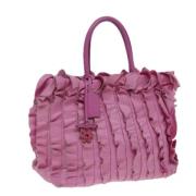 Pre-owned Nylon prada-bags Prada Vintage , Pink , Dames