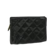 Pre-owned Leather chanel-bags Chanel Vintage , Black , Dames