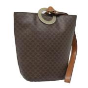 Pre-owned Leather celine-bags Celine Vintage , Brown , Dames