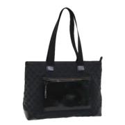 Pre-owned Leather totes Gucci Vintage , Black , Dames