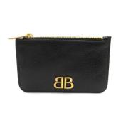 Pre-owned Leather wallets Balenciaga Vintage , Black , Dames