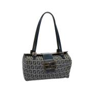 Pre-owned Canvas handbags Fendi Vintage , Blue , Dames