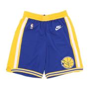 NBA Swingman Basketbalshorts Blauw/Wit Nike , Multicolor , Heren