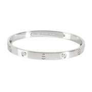 Pre-owned White Gold bracelets Cartier Vintage , White , Dames