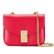 Pre-owned Leather celine-bags Celine Vintage , Red , Dames