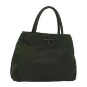 Pre-owned Nylon totes Prada Vintage , Green , Dames