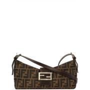 Pre-owned Fabric fendi-bags Fendi Vintage , Brown , Dames