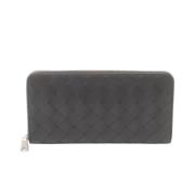 Pre-owned Leather wallets Bottega Veneta Vintage , Black , Dames