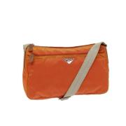 Pre-owned Nylon prada-bags Prada Vintage , Orange , Dames