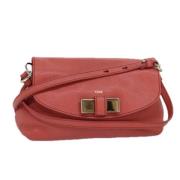 Pre-owned Leather handbags Chloé Pre-owned , Pink , Dames