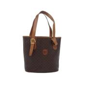 Pre-owned Canvas handbags Celine Vintage , Brown , Dames