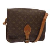 Pre-owned Canvas louis-vuitton-bags Louis Vuitton Vintage , Brown , Da...