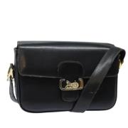 Pre-owned Leather celine-bags Celine Vintage , Black , Dames