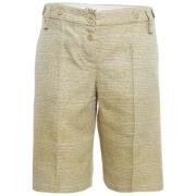 Pre-owned Acetate bottoms Chloé Pre-owned , Beige , Dames