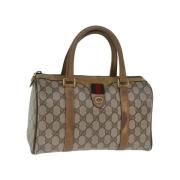 Pre-owned Canvas gucci-bags Gucci Vintage , Beige , Dames