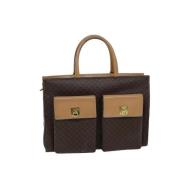 Pre-owned Canvas celine-bags Celine Vintage , Brown , Dames