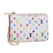 Pre-owned Canvas louis-vuitton-bags Louis Vuitton Vintage , White , Da...